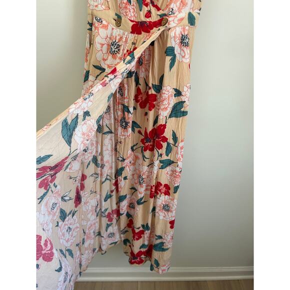 Roxy In The Mood For Dance Floral Wrap Dress - Size XS - Picture 5 of 11